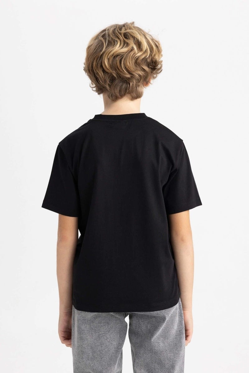 Arma Yıldız Boy Black T-Shirt Crew Neck Short Sleeve Undershirt 100% Cotton  - Image 5
