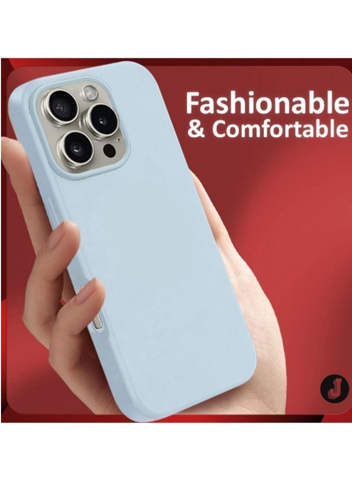 JAJEEK "NEW Liquid Silicone Case for iPhone 16 Pro - Ultra Slim Design, Soft Anti-Scratch Microfiber Lining & Drop Protection" - Image 4