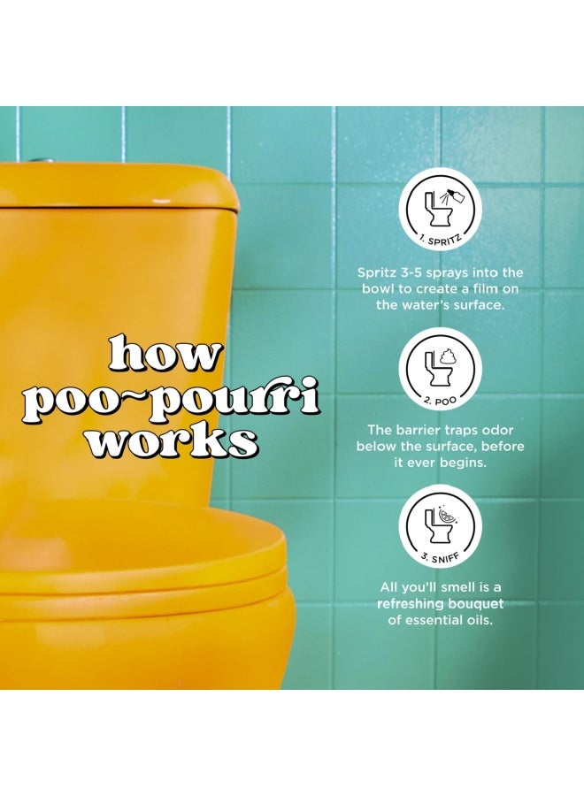 Poo-Pourri PooPourri BeforeYouGo Toilet Spray Original Citrus 8 Fl Oz  Lemon Bergamot and Lemongrass - Image 5