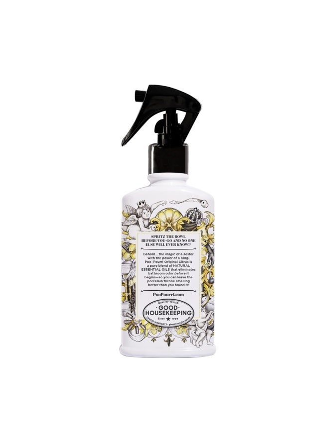 Poo-Pourri PooPourri BeforeYouGo Toilet Spray Original Citrus 8 Fl Oz  Lemon Bergamot and Lemongrass - Image 4