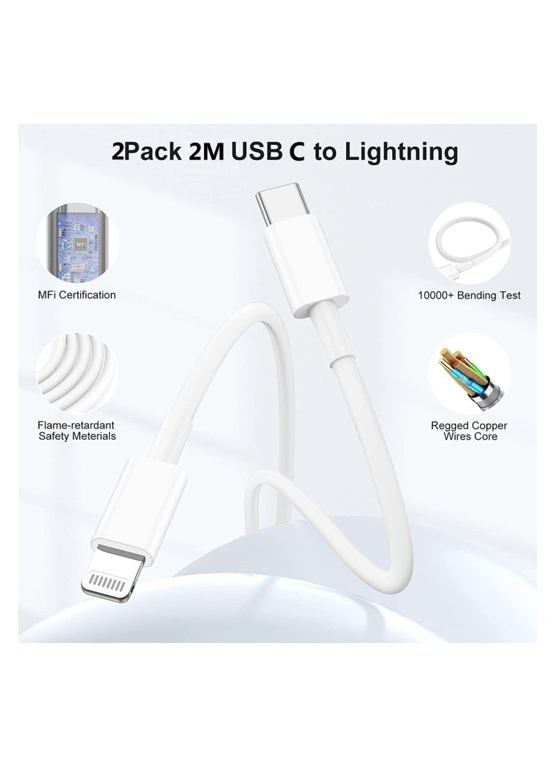 IPhone 14 charger cable 1m, [Apple MFi certification] iPhone fast charging cable 1m, USB C to Lightning cable Iphone14 Pro Max/13/12mini/11/XS/Max/XR/X/8plus/iPad charging cable. - Image 3