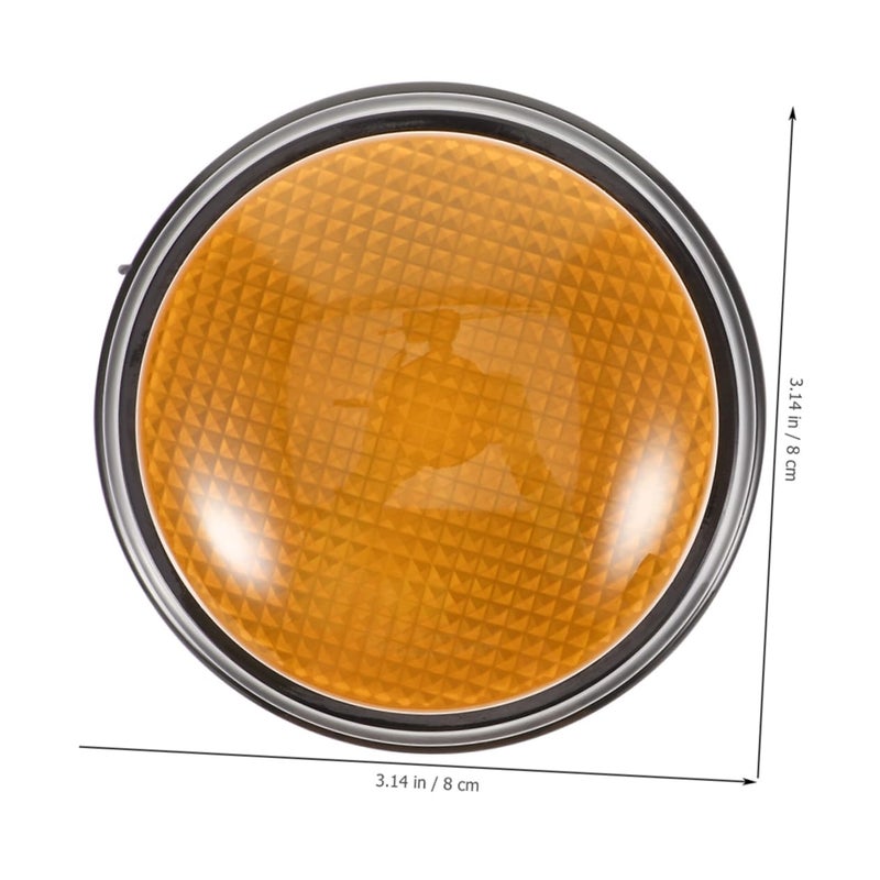 Vibrant Yellow Light Buttons with Intense Sounds for Classroom Fun and Halloween Pranks 2 Pack - Image 3