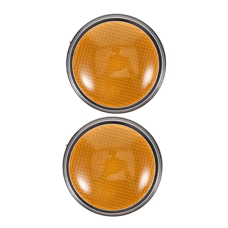 Vibrant Yellow Light Buttons with Intense Sounds for Classroom Fun and Halloween Pranks 2 Pack - Image 2