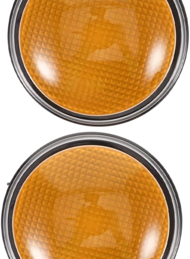 Vibrant Yellow Light Buttons with Intense Sounds for Classroom Fun and Halloween Pranks 2 Pack - Image 1