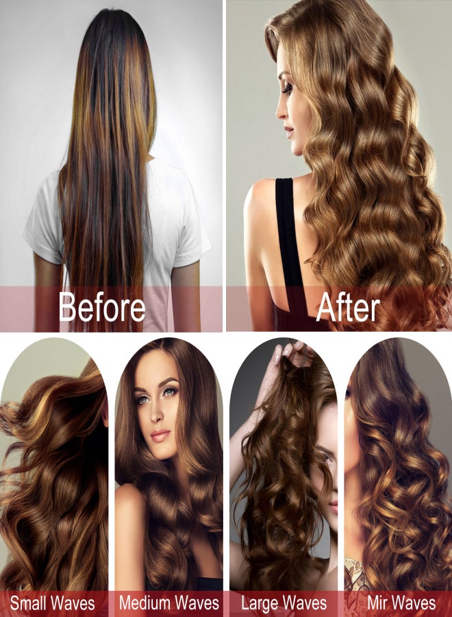 آيسيلي بكرات شعر ذاتية التثبيت، أدوات تجعيد الشعر للاستخدام المنزلي، عبوة من 10 قطع - Image 4