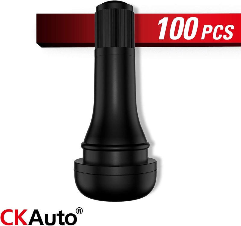 CKAuto TR413 Rubber Snap-in Tire Valve Stem - 100 pcs/bag - Image 3