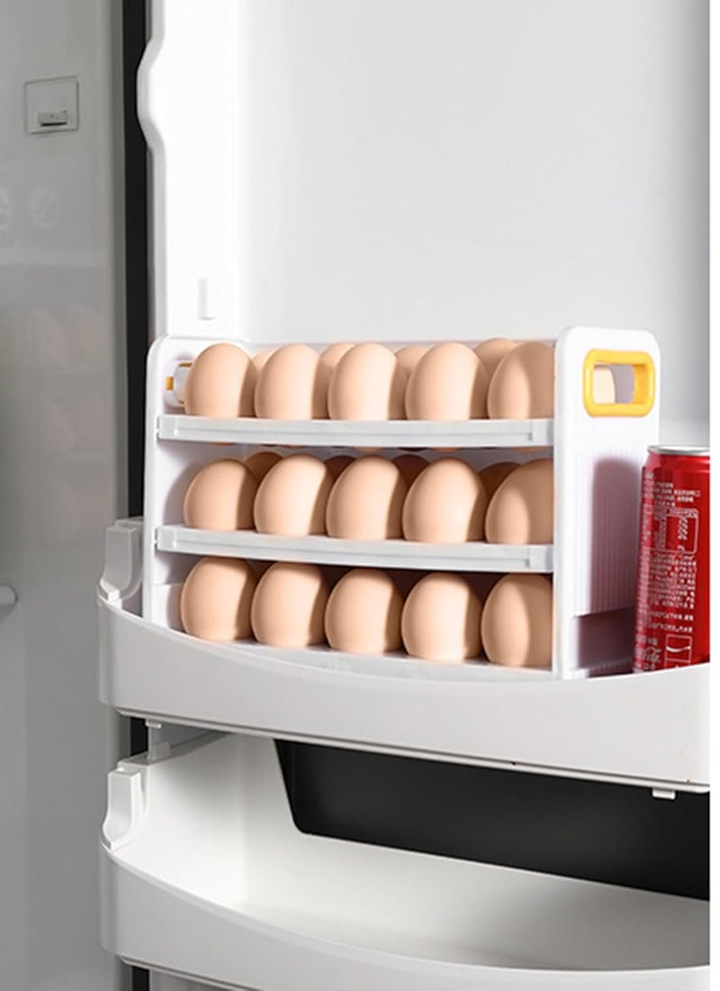 MosQuick Egg tray box 30 eggs Egg Box Eggs Storage Box Egg Container for Fridge Egg Holder Ideal Egg storage box for fridge Egg tray for fridge Durable egg tray 30 eggs Egg Crate Egg holder - Image 1