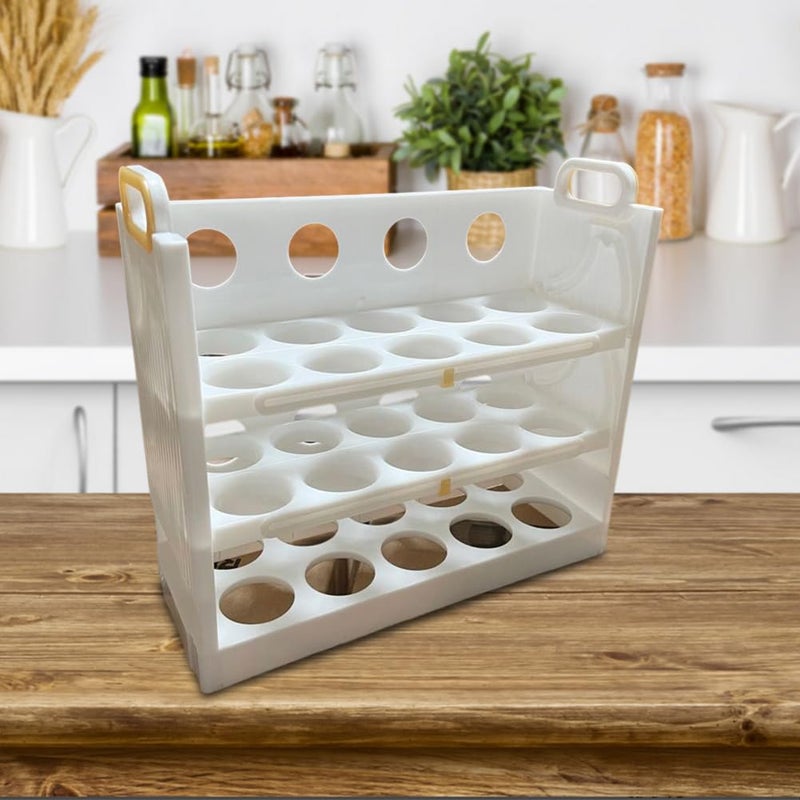 MosQuick Egg tray box 30 eggs Egg Box Eggs Storage Box Egg Container for Fridge Egg Holder Ideal Egg storage box for fridge Egg tray for fridge Durable egg tray 30 eggs Egg Crate Egg holder - Image 5