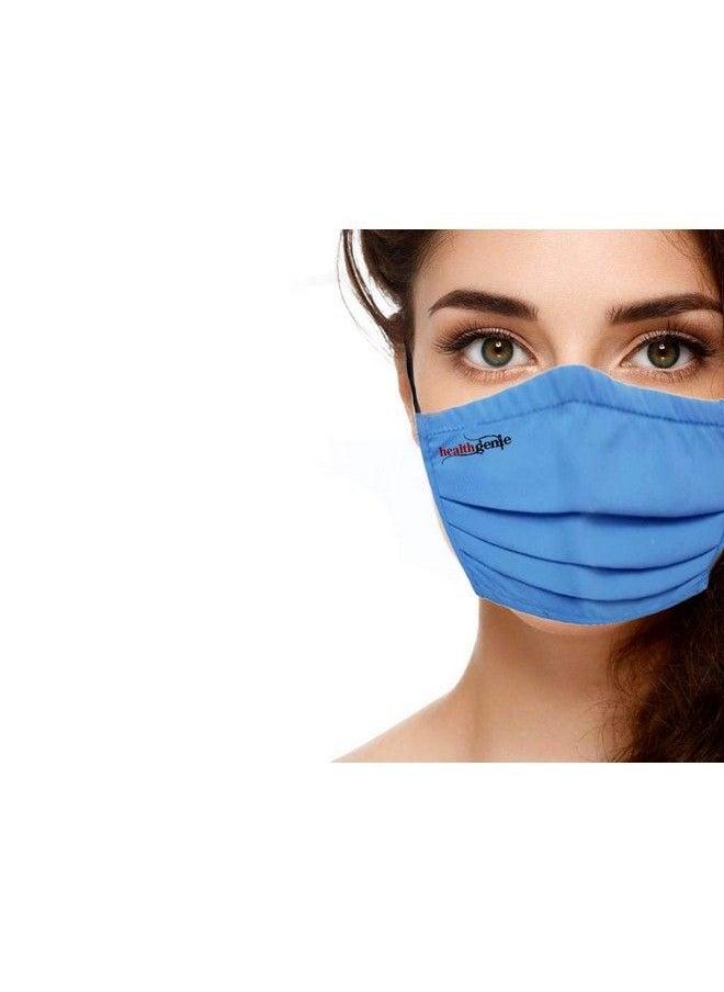 Healthgenie - Fm 201 Washable & Reusable Double Layered Triple Pleated Cloth Face Mask Assorted Color (Pack Of 5) - Image 1