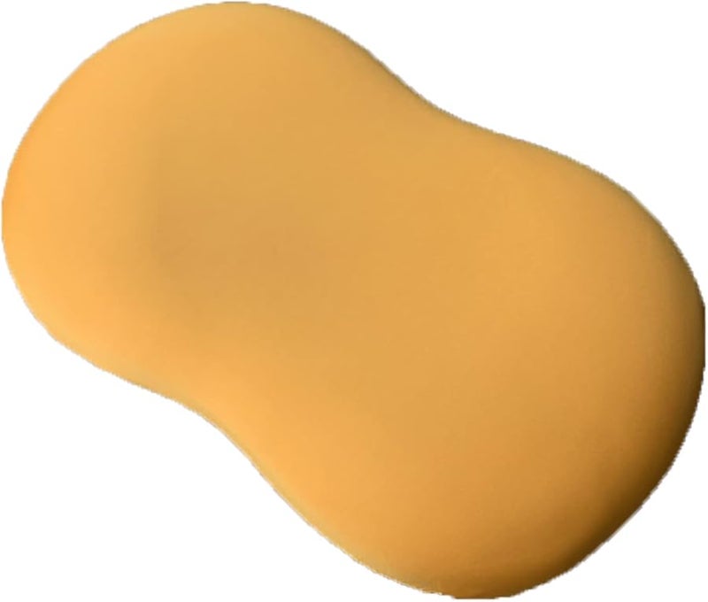 Memory Foam Pillow Soft Neck Support Pillow For Men And Women Yellow - Image 1