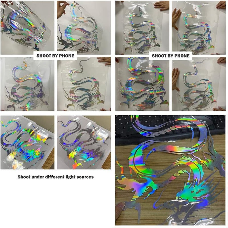 ATMOMO Holographic Dragon Car Hood Sticker - Image 4