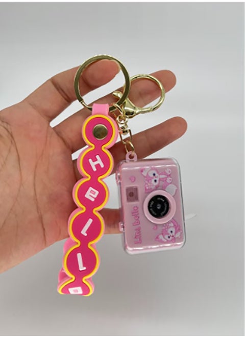 Cartoon Sanrio Mini Bright Light Camera Keyring - Lynabelle Camera