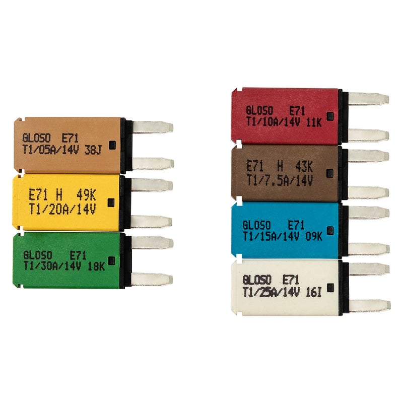 Car Saloon Is Suitable For Small Size Recoverable Automatic Reset Fuse Car Protector Fuse 14V Dc - Image 2