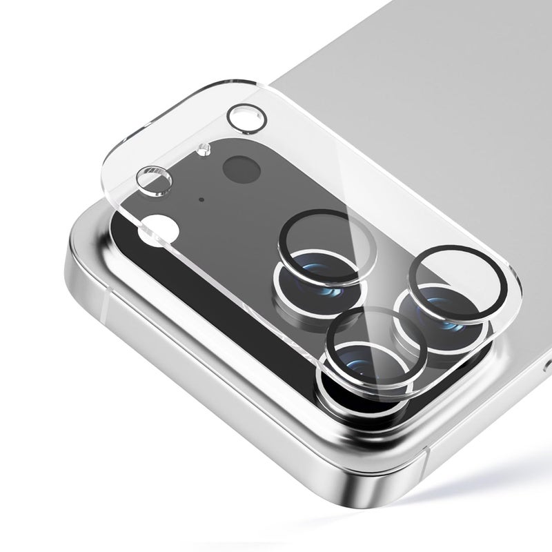GadgetBite Tempered Glass Camera Lens ProtectorCompatible with 17 Pro Max, Ultra Clear 9H Hardness Glass Camera Lens Protector - Transparent - Image 1