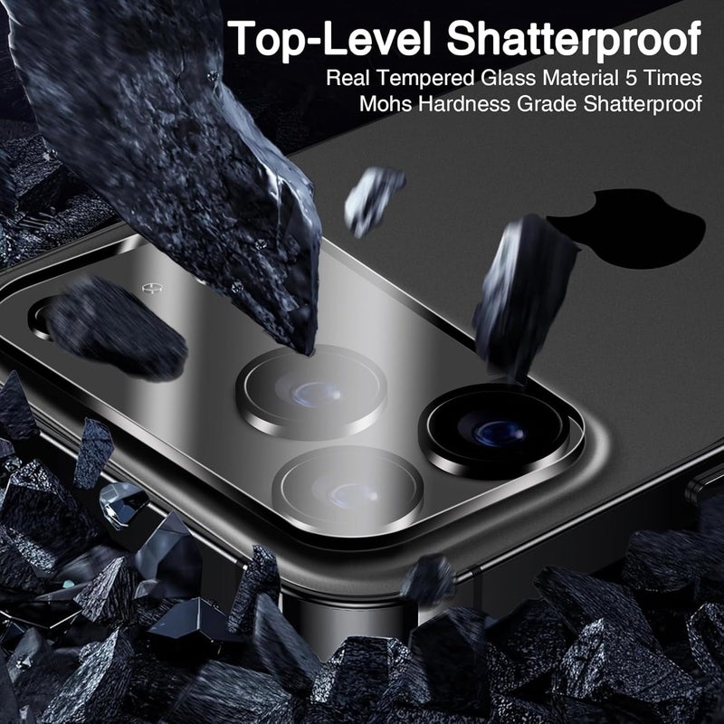 GadgetBite Tempered Glass Camera Lens ProtectorCompatible with 17 Pro Max, Ultra Clear 9H Hardness Glass Camera Lens Protector - Transparent - Image 4