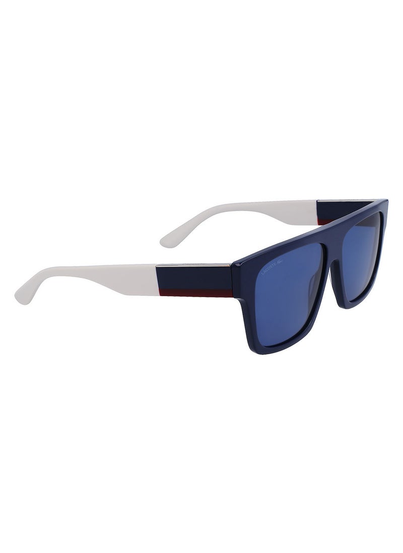LACOSTE مستطيل كامل الحواف أسيتات لاكوست صنز L984S 5714 (410) أزرق داكن  - Image 2