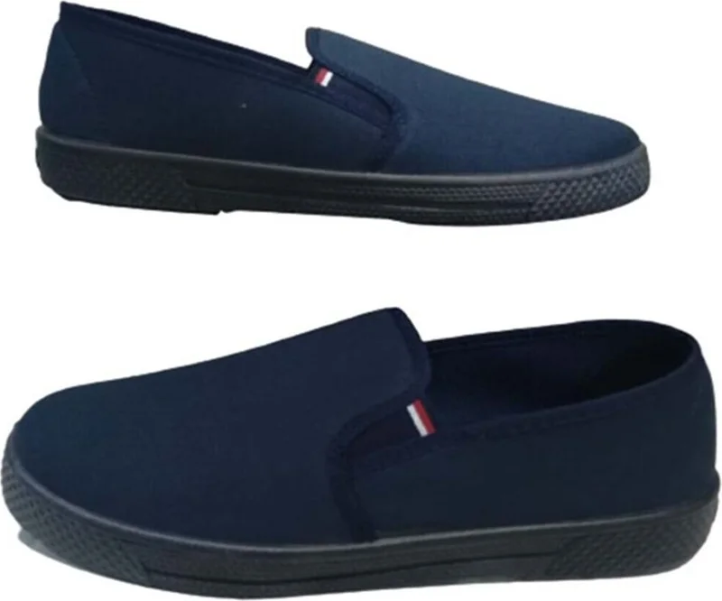 مودا اياكابي23 Fashion Shoes23 Fashion Shoes 2584 Navy Blue Men's Daily Linen Ballerina Shoes