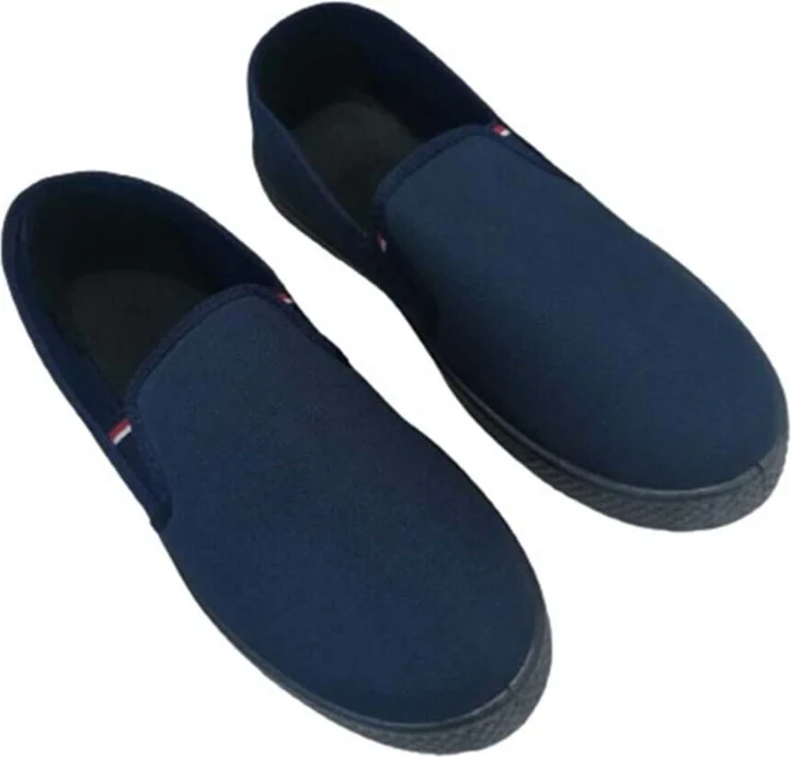 مودا اياكابي23 Fashion Shoes23 Fashion Shoes 2584 Navy Blue Men's Daily Linen Ballerina Shoes