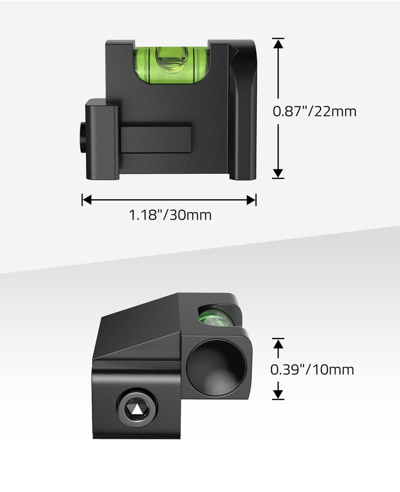 CVLIFE Scope Level Scope Leveling Kit Anti-Cant Scope Bubble Level Improves Accuracy - Image 5