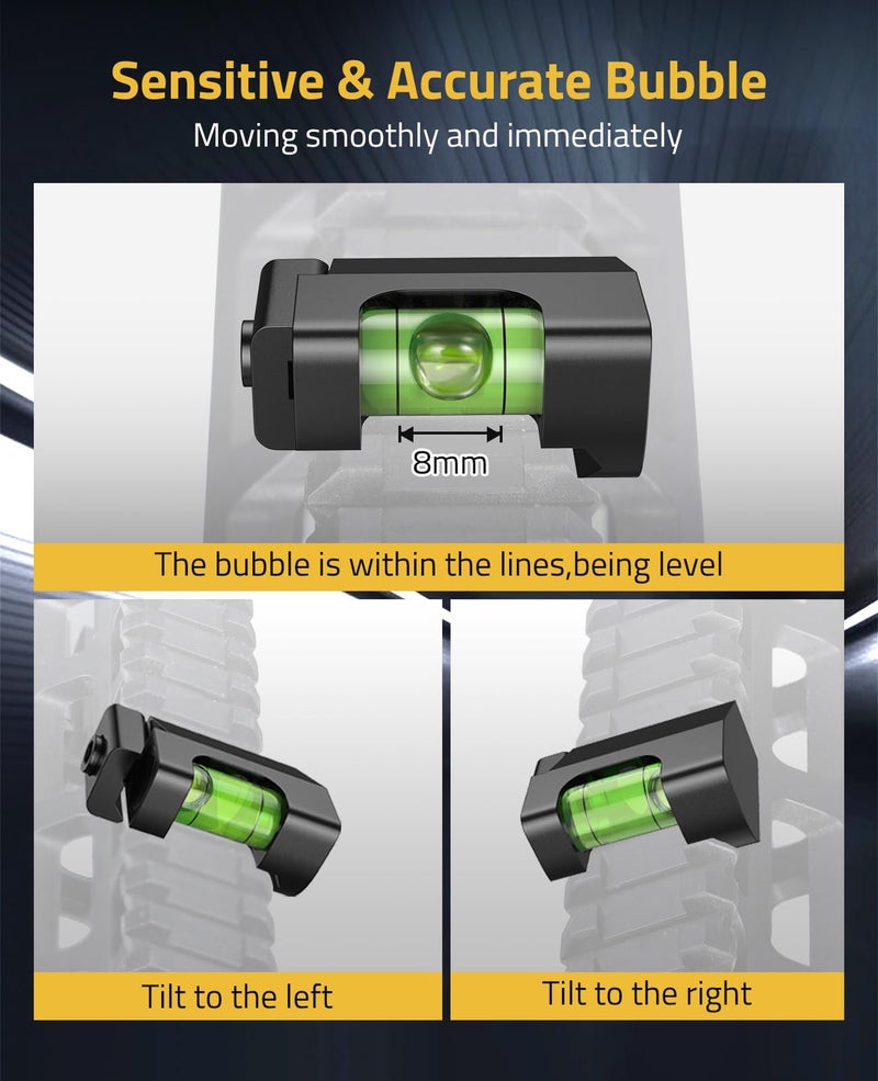 CVLIFE Scope Level Scope Leveling Kit Anti-Cant Scope Bubble Level Improves Accuracy - Image 2