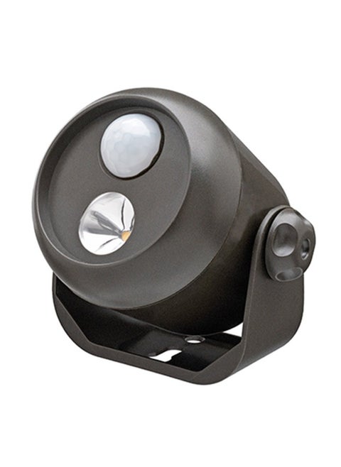 Mr Beams Mb310 Wireless Led Mini Spotlight With Motion Sensor And Photocell Small 80 Lumens Brown