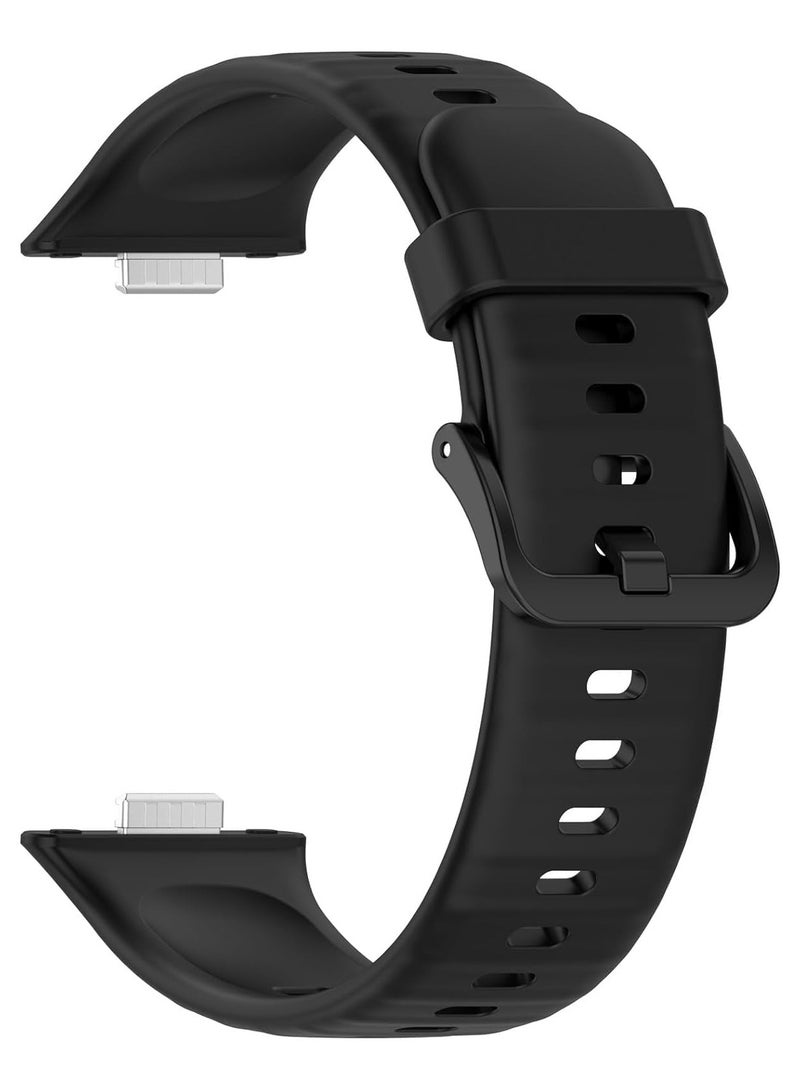 Anmi 3 Packs Replacement Bands compatible with Huawei Watch Fit 3,Silicone Sports Wrist Strap Adjustable Wrist Bands for Women Men  - Image 4
