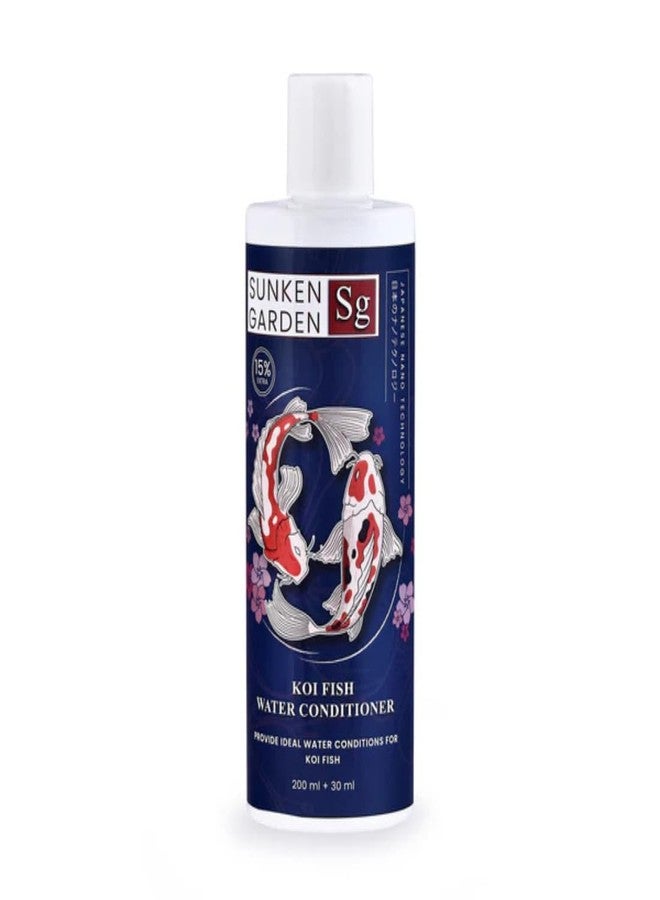 THE BRREED Sunken Garden KOI Fish Water Conditioner 200ML + 30ML Free – pH Balance • Chlorine Removal • Bacteria Boost • Digestive Support | - Image 1