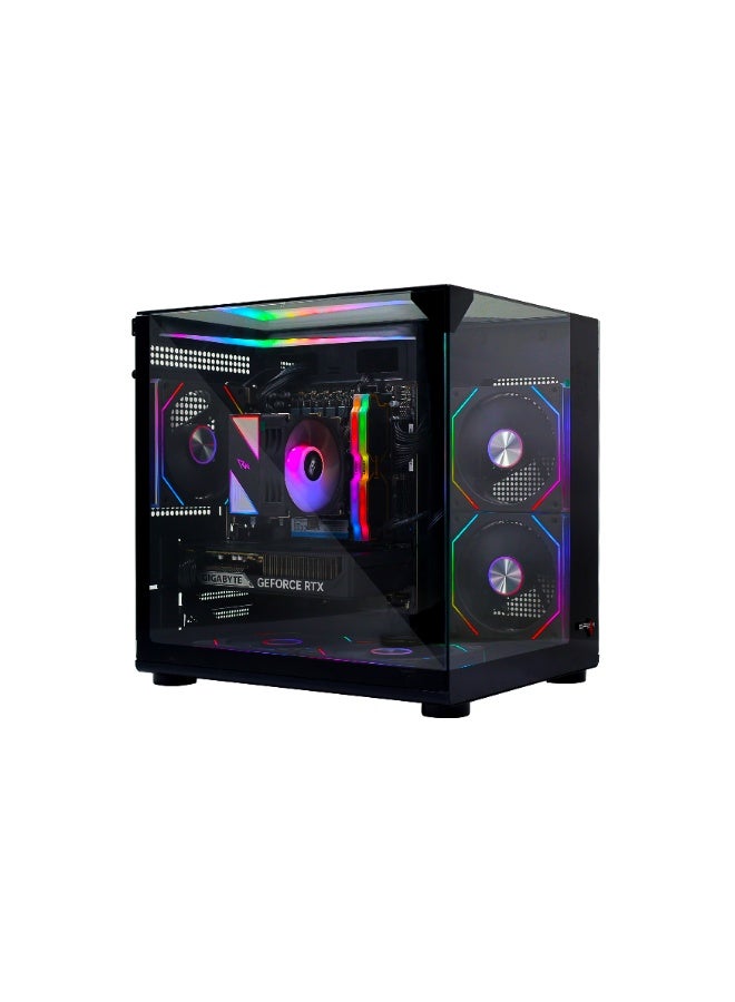 Spear Pc Gaming PC With Intel Core i5-14400F Processor/32GB RAM DDR5/1TB SSD/8GB Nvidia GeForce RTX 5060Ti Graphics/Windows 11 Pro/ Black - Image 1