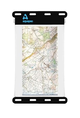 Aquapac Kaituna Waterproof Map Holder - while Outdoors or Hiking - Clear Plastic Case for Kayaking and Camping Accessories - Small 19.5x30cm - Image 1