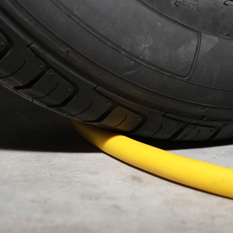 Hromee Hybrid Lead-in Air Hose 3/8 Inch x 6FT with 1/4"NPT Quick Coupler and Plug 300PSI Yellow Whip Compressor Hose Short - Image 5
