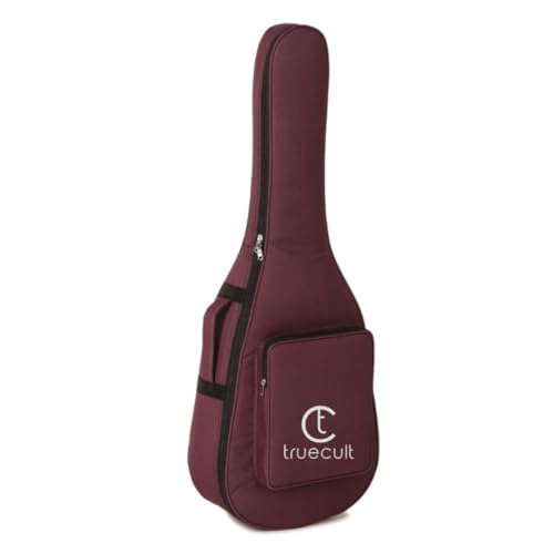 True Cult Acoustic Guitar Bag Compatible with All 38; 39; 40; 41; 42 Inches Guitar (Acoustic Guitar Bag, Wine Red) - Image 1