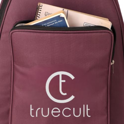 True Cult Acoustic Guitar Bag Compatible with All 38; 39; 40; 41; 42 Inches Guitar (Acoustic Guitar Bag, Wine Red) - Image 3