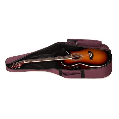 True Cult Acoustic Guitar Bag Compatible with All 38; 39; 40; 41; 42 Inches Guitar (Acoustic Guitar Bag, Wine Red) - Image 5