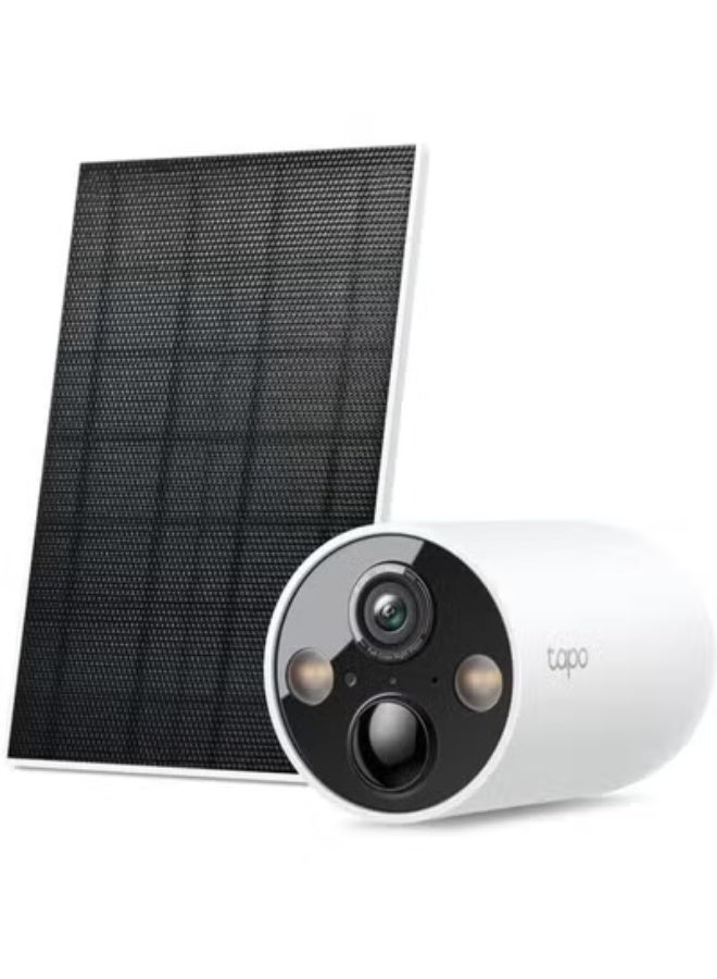 tapo TP-Link C425 Smart Wire-Free Security Camera Kit with Solar Panel – 2K QHD 4MP 1440p Video, Color Night Vision, Free AI Motion Detection, Two-Way Audio, IP66 Weatherproof, Uninterrupted Power Supply, Wireless Setup for Outdoor & Indoor Security, Home, Office, and Commercial Use - Image 1