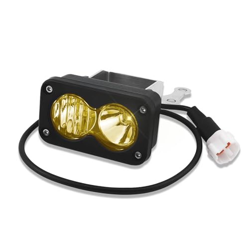 MLWRID Headlight Kit with Mount Bracket Compatible for SurRon Segway X260, Yellow Floodlight dirt bike headlight kit, Sur-ron Accessories (Yellow Light) - Image 1