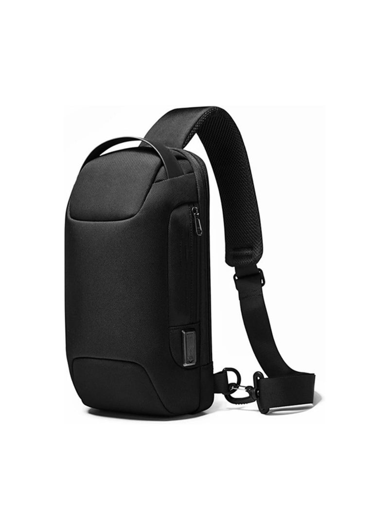 XICEN XICEN Cover Case for PlayStation Portal Remote Player,for Steam Deck LCD/OLED,for Rog Ally,for Nintendo Switch,USB Carrying Shoulder Bag,Chest Bag,Backpack (Black)  - Image 1