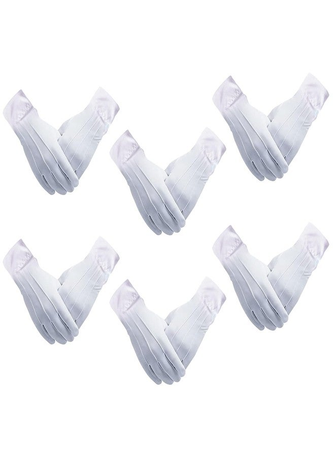 LmashRbaiw White Gloves,Cotton Gloves,White Santa Gloves,Cotton Work Gloves,Adult Gloves,White Gloves Women,Moisturizing Gloves,Cotton Gloves for Men,Cotton Gloves for Dry Hands,UV Gloves,Artist Glove - Image 1