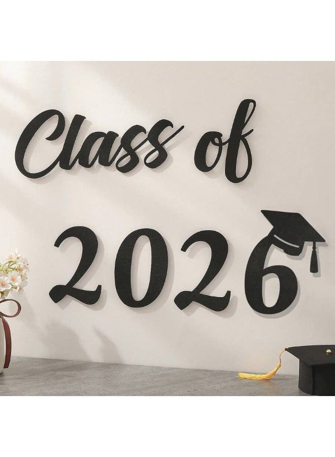 زينة حفلة تخرج 2026 ديكور حائط حفلات التخرج حروف وأرقام لتزيين حفلات التخرج - Image 1