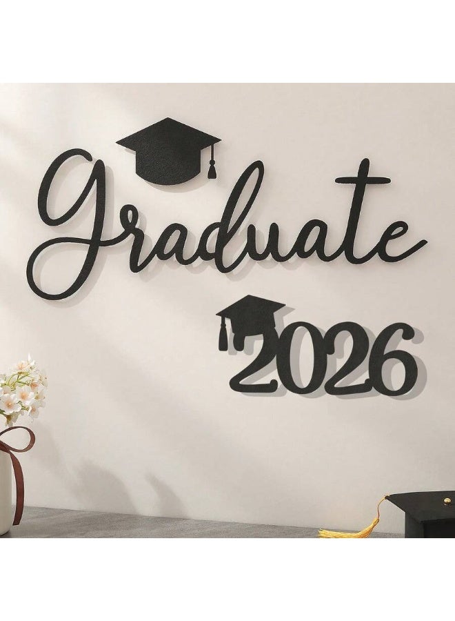 زينة حفلة تخرج 2026 ديكور حائط حفلات التخرج حروف وأرقام لتزيين حفلات التخرج - Image 2