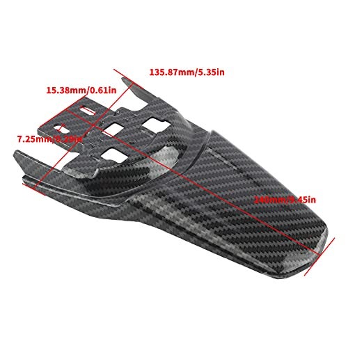 ABCERRSI Sur ron back fenderImitation Carbon Fiber Dirt Bike Rear Fender Protectorfor SurRon Light Bee - Image 3