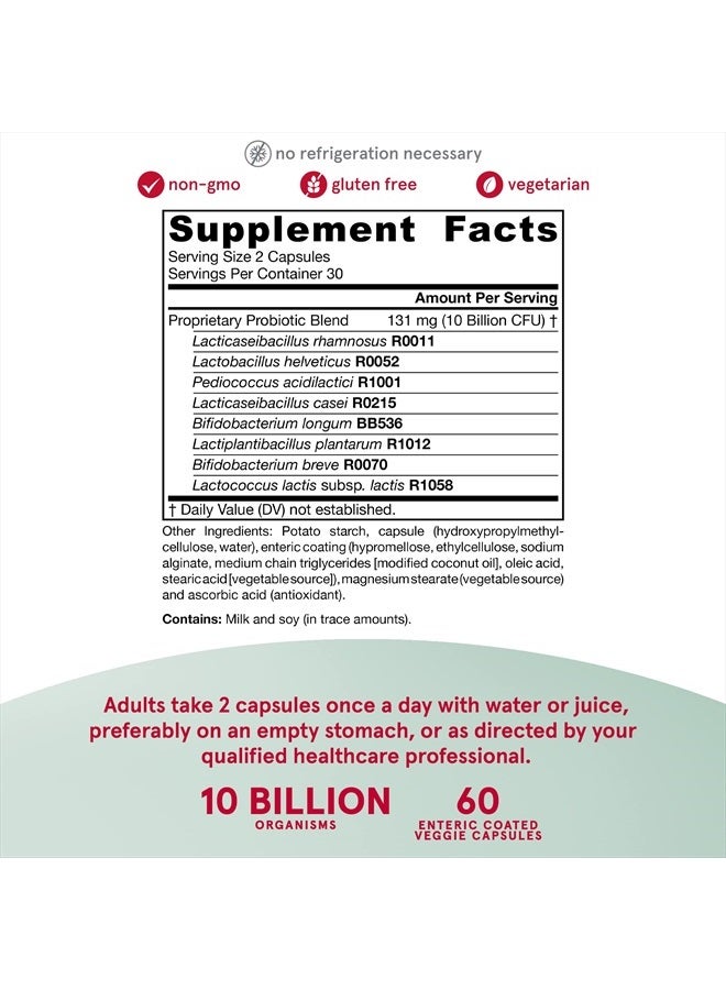 jarrow formulas Jarro-Dophilus EPS - Daily Gut Balance Probiotic - 10 Billion CFU - 60 Veggie Caps - 30 Servings - 8 Clinically Studied Strains - Regulate & Maintain Intestinal Tract Health - Image 4