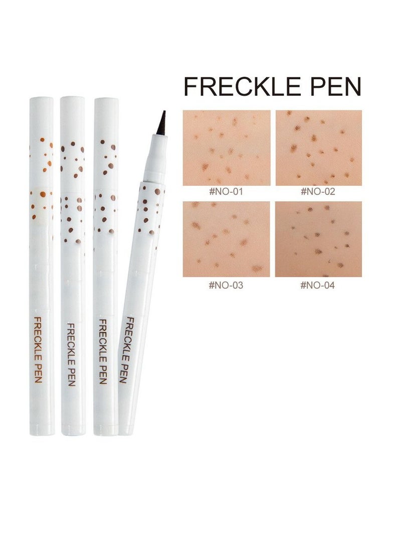 Kanza - Freckle Pen Natural Easy To Color Freckles Pen Waterproof & Long Lasting Soft Freckles For Face Tint Freckle Makeup Tool For Women Single Piece (Chestnut) - Image 1