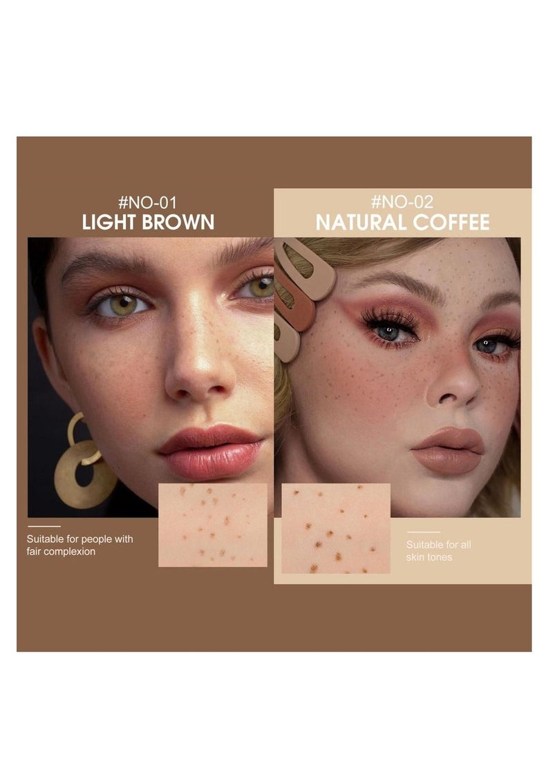 Kanza - Freckle Pen Natural Easy To Color Freckles Pen Waterproof & Long Lasting Soft Freckles For Face Tint Freckle Makeup Tool For Women Single Piece (Chestnut) - Image 1