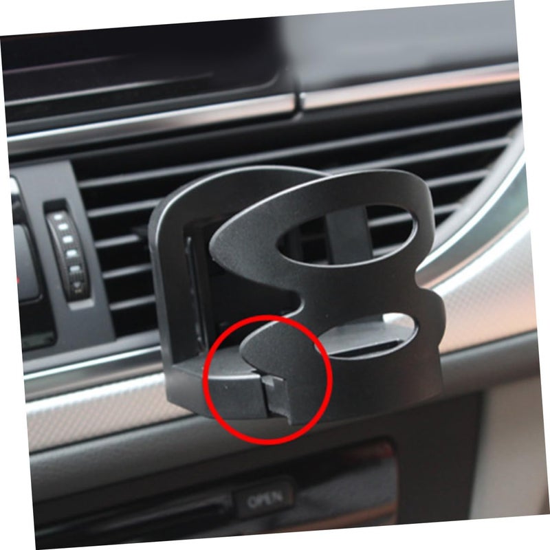 Car Cup Holder Water Bottle Stand ABS Folding Vehicle Beverage Holder for Cars and Trucks for Travel and Daily Use - Image 2