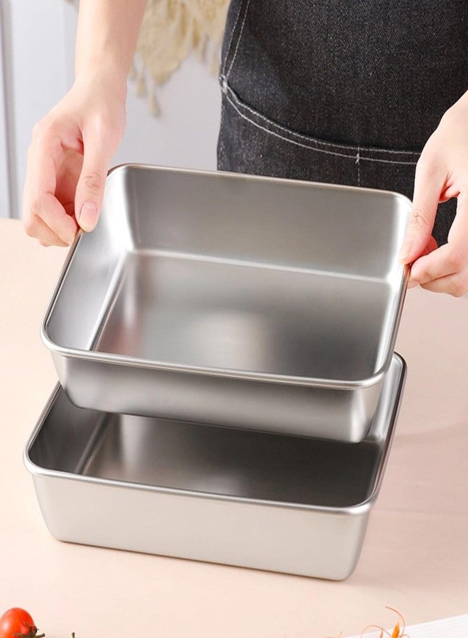 GOVNPJ Set of 3 Breading Pans, Chicken Cutlet Dredging Trays with Stainless Steel Oil Filter Tray Breading Trays for Cooking, Food Prep for Preparing Bread-Crumb Dishes, Panko, Schnitzel - Image 4