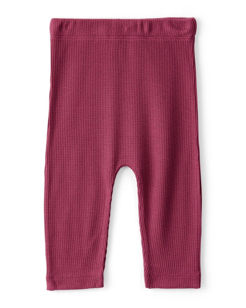 Carter's Girl PurelySoft 2-Pack Pant, Burgundy Deer Print, 24M - Image 2