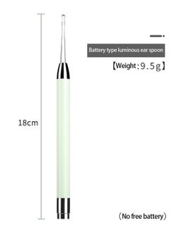 Rock Pow Children special light-emitting ear spoon set ear digging artifact with light visual tool baby safety tweezers soft head  - Image 2