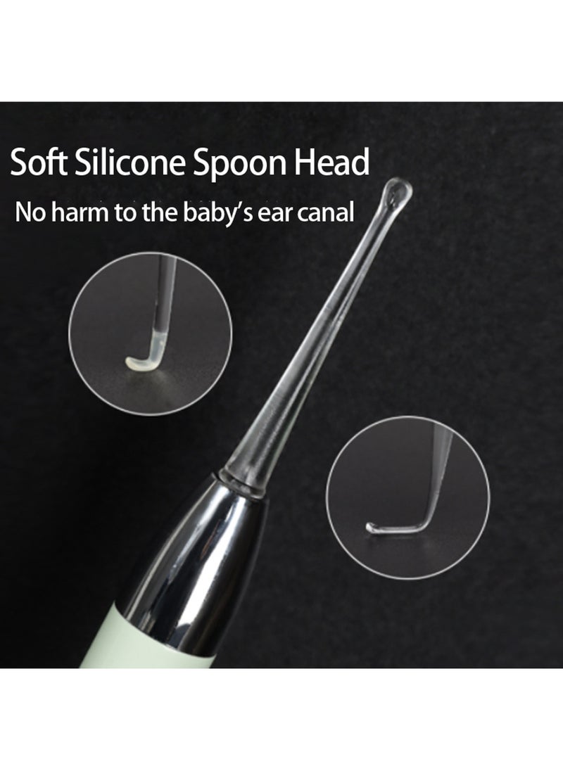 Rock Pow Children special light-emitting ear spoon set ear digging artifact with light visual tool baby safety tweezers soft head  - Image 4