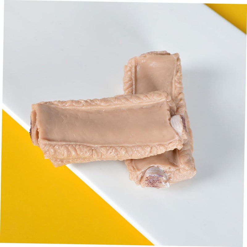 Lifelike Simulated Rib Models 4Pcs Set For Home Decor Photography Display Props - Image 4