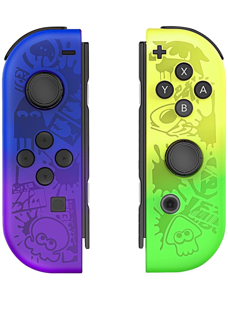 Wireless Joy-Con Controllers for Nintendo Switch, Lite, and OLED - L/R Replacement with Wake-up, Screenshot, Dual Vibration, and Motion Control Features (Blue) - Image 1